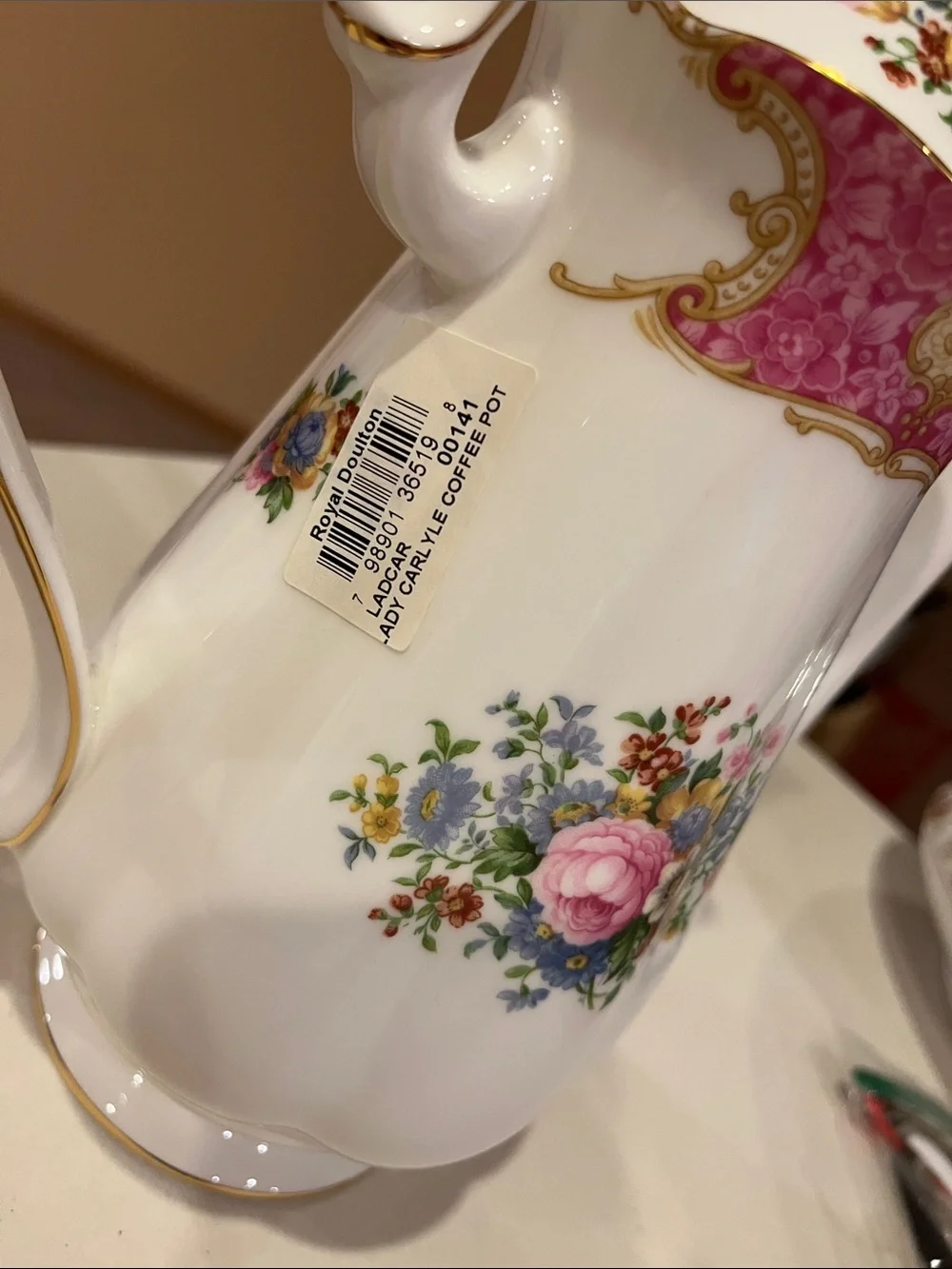 Royal Albert Lady Carlyle Porcelain Coffee Pot